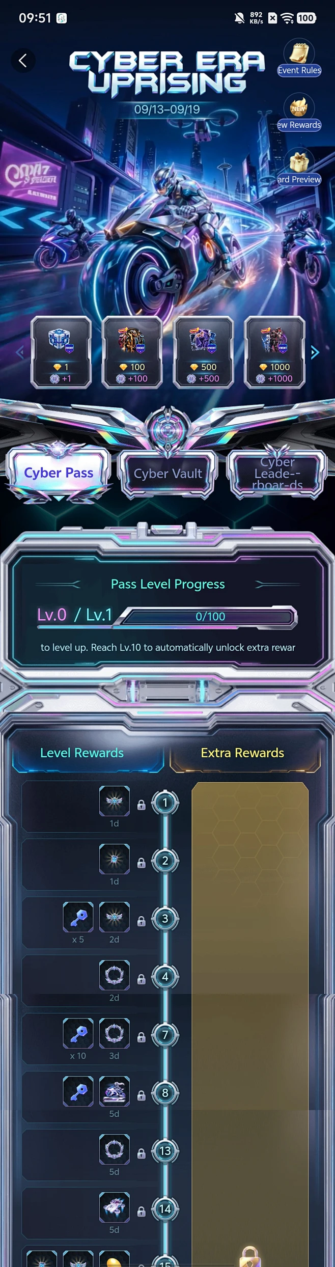 BIGO LIVE - CYBER ERA UPRISING 赛博纪元活动案例 活动封面